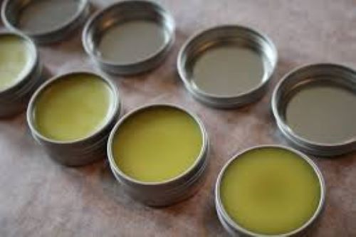 A grouping of Goldenseal & Myrrh salves.